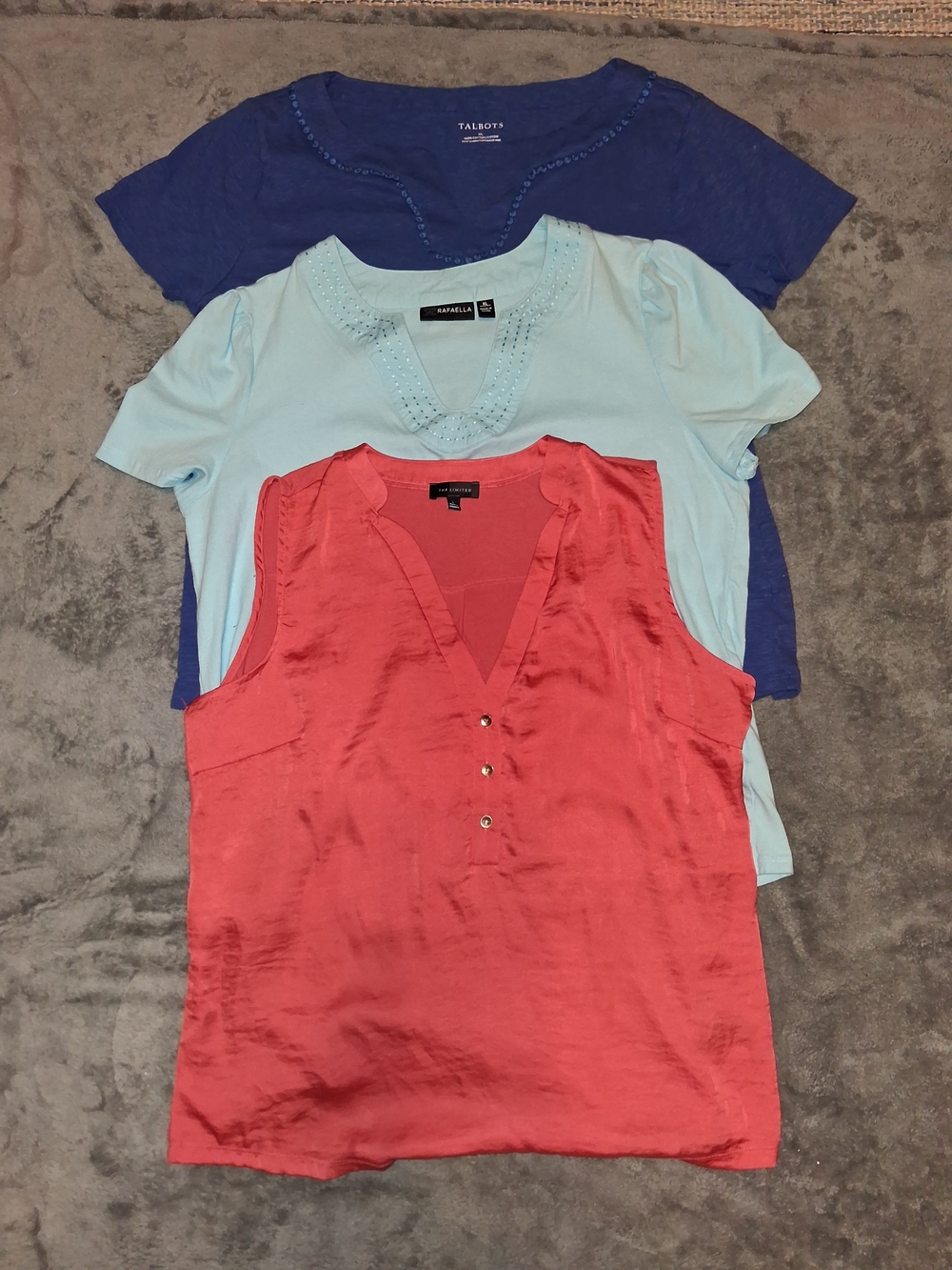 Bundle 3 Summer Shirts L And XL Limited Rafaella Talbots